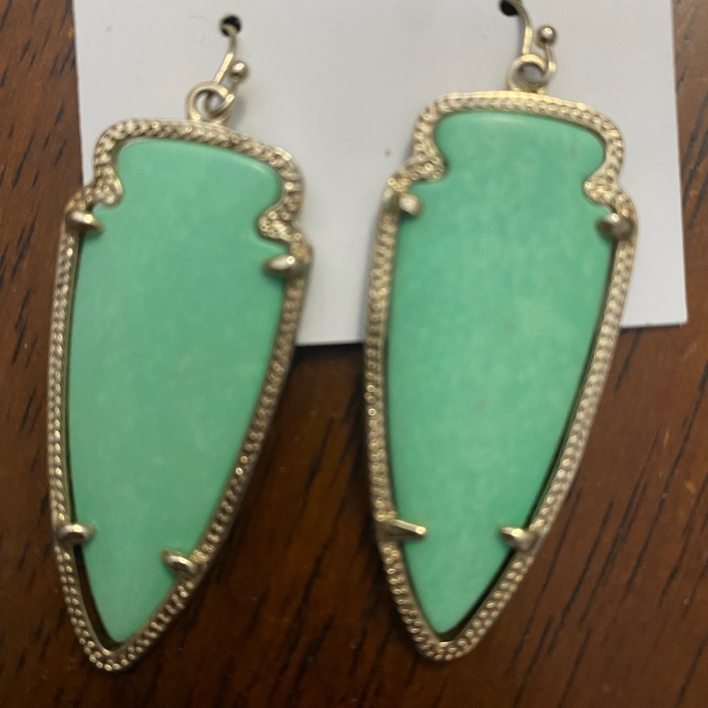 Kendra Scott Skylar turquoise earrings